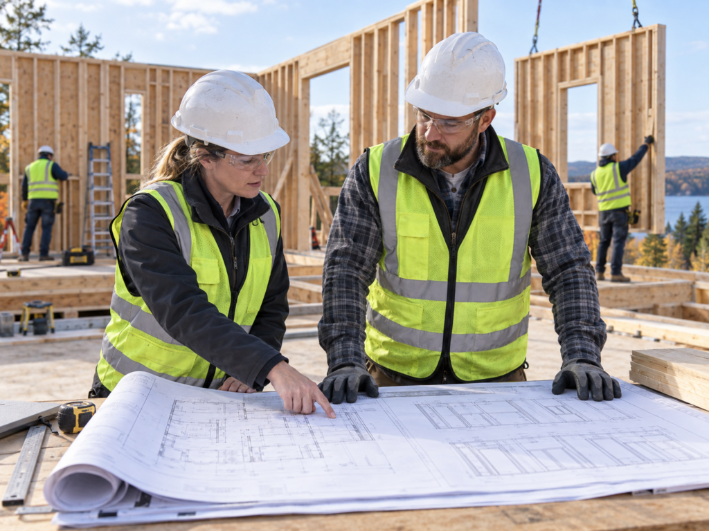 Construction plans reviewed for framing system coordination